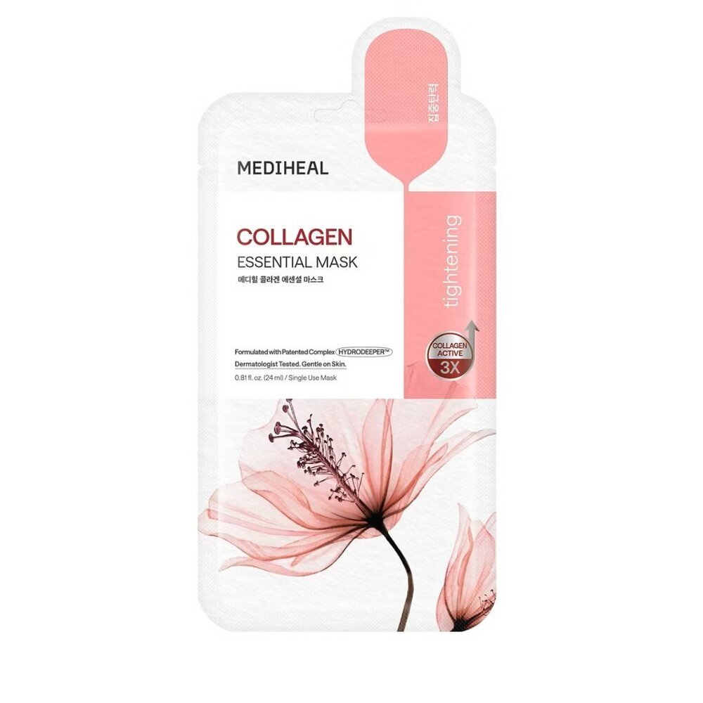 NEW MEDIHEAL 3-Pack Essential Face Mask Sheet- Collagen 0.81 fl oz - Picture 8 of 9
